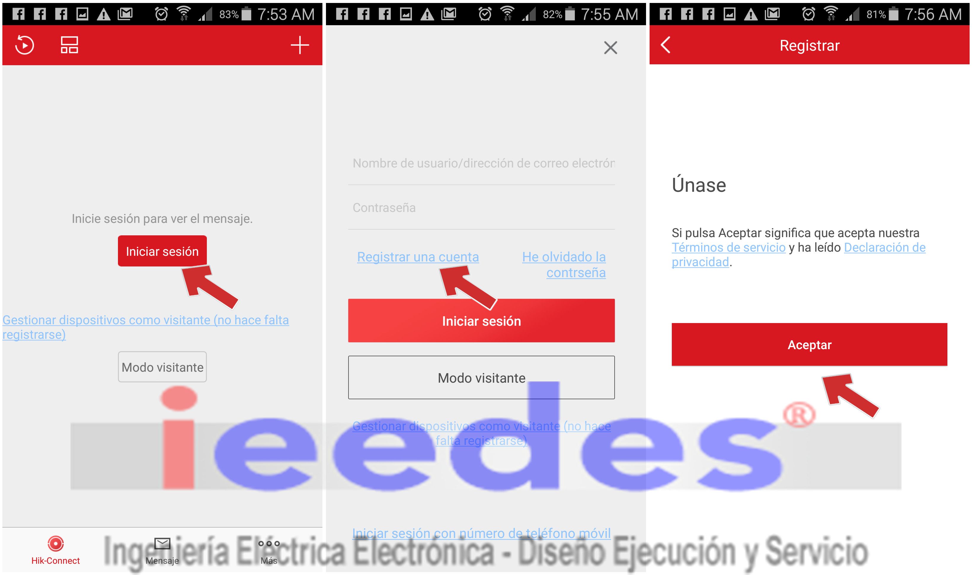 Cómo crear una cuenta de Hik Connect Cómo crear una cuenta de Hik Connect