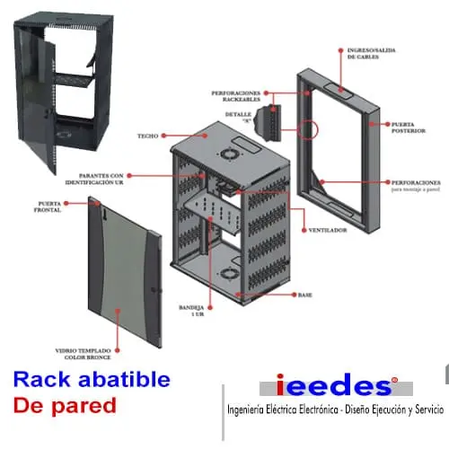 Rack abatible de pared Rack abatible de pared