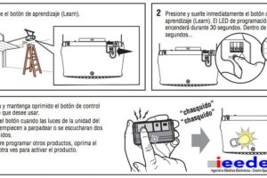 Como programar un control de portón electrico liftmaster