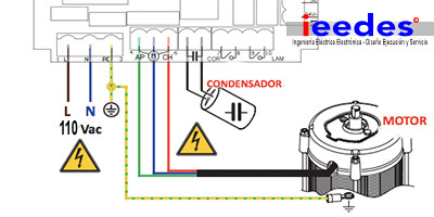 Conexionado eléctrico de motor roger 600 kg