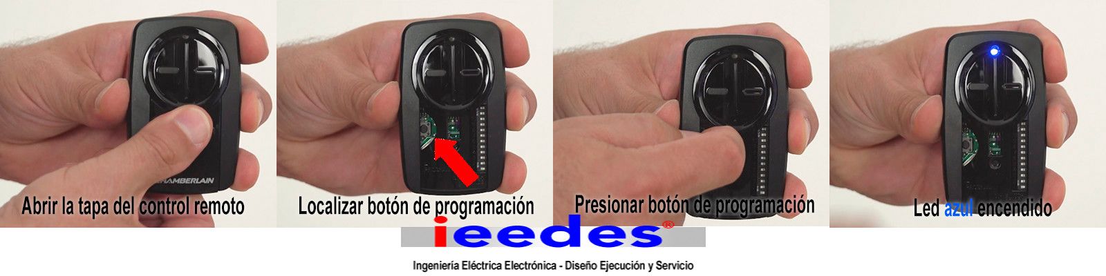 Como programar un control universal de portón eléctrico