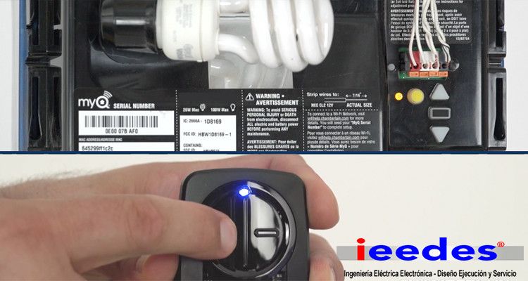 Control remoto para portón electrico universal
